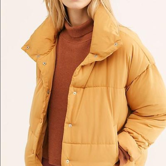 Weekender Puffer Coat Bronze Yellow 